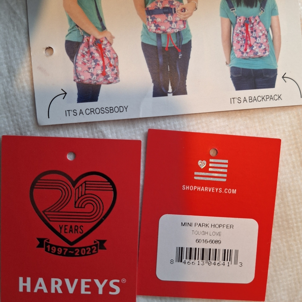 Harvey's "Tough Love" 25th Anniversary Parkhopper Seatbelt Bag. - Picture 4 of 8